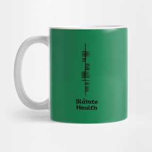 Ogham Slainte Mug